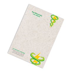 Bloco de anotação com 100 folhas - 2 unid./papel reciclato